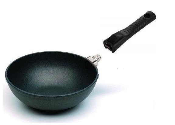 EXCELENT plasma titanová pánev Harecker 28 cm wok+ víko INDUKCE